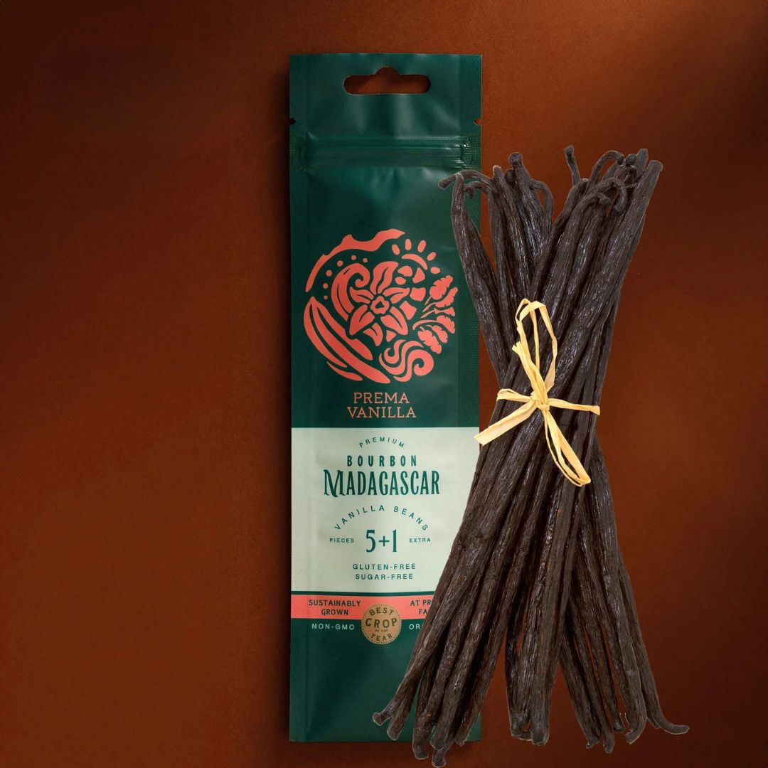 Organic Madagascar Gourmet Vanilla Beans (14-18 cm)