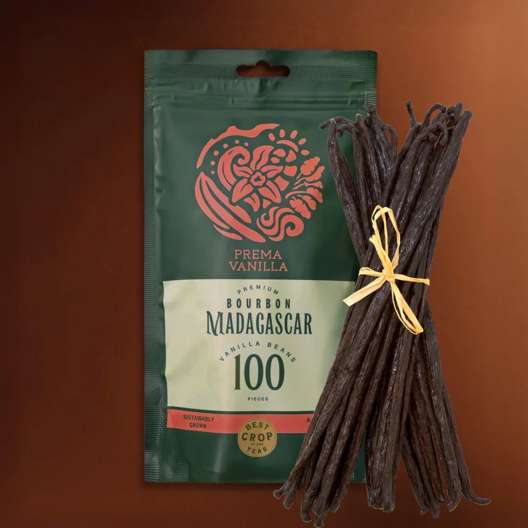 Organic Madagascar Gourmet Vanilla Beans (14-18 cm)