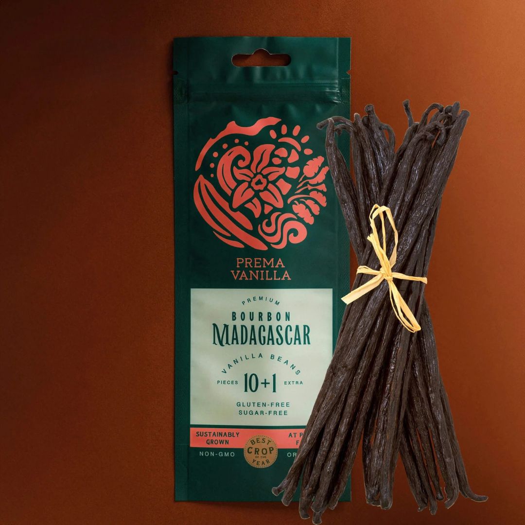 Organic Madagascar Gourmet Vanilla Beans (14-18 cm)