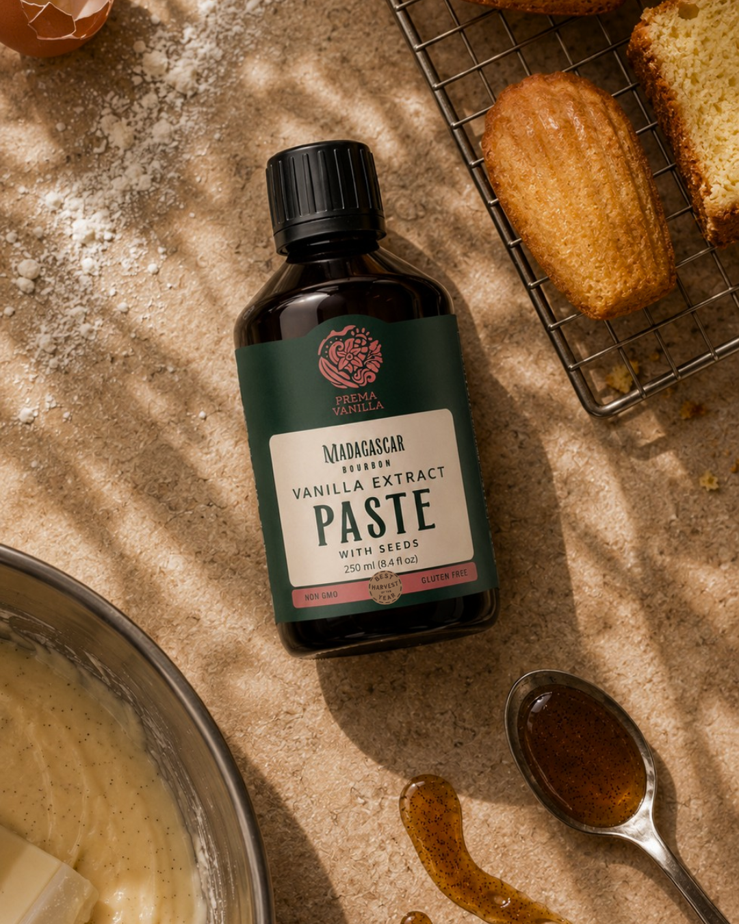 Bourbon Vanilla Extract paste with Seeds