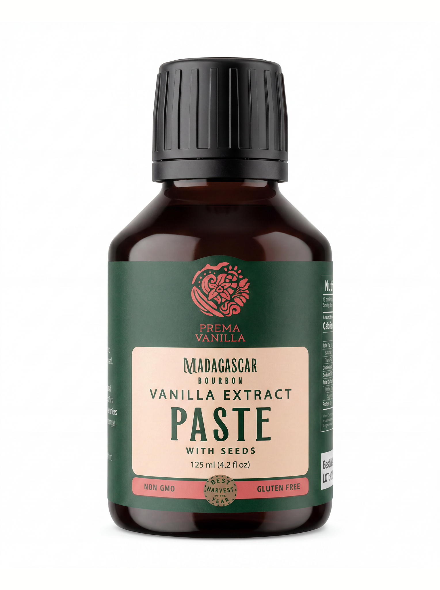Pure Madagascar Bourbon Vanilla Extract paste with Seeds